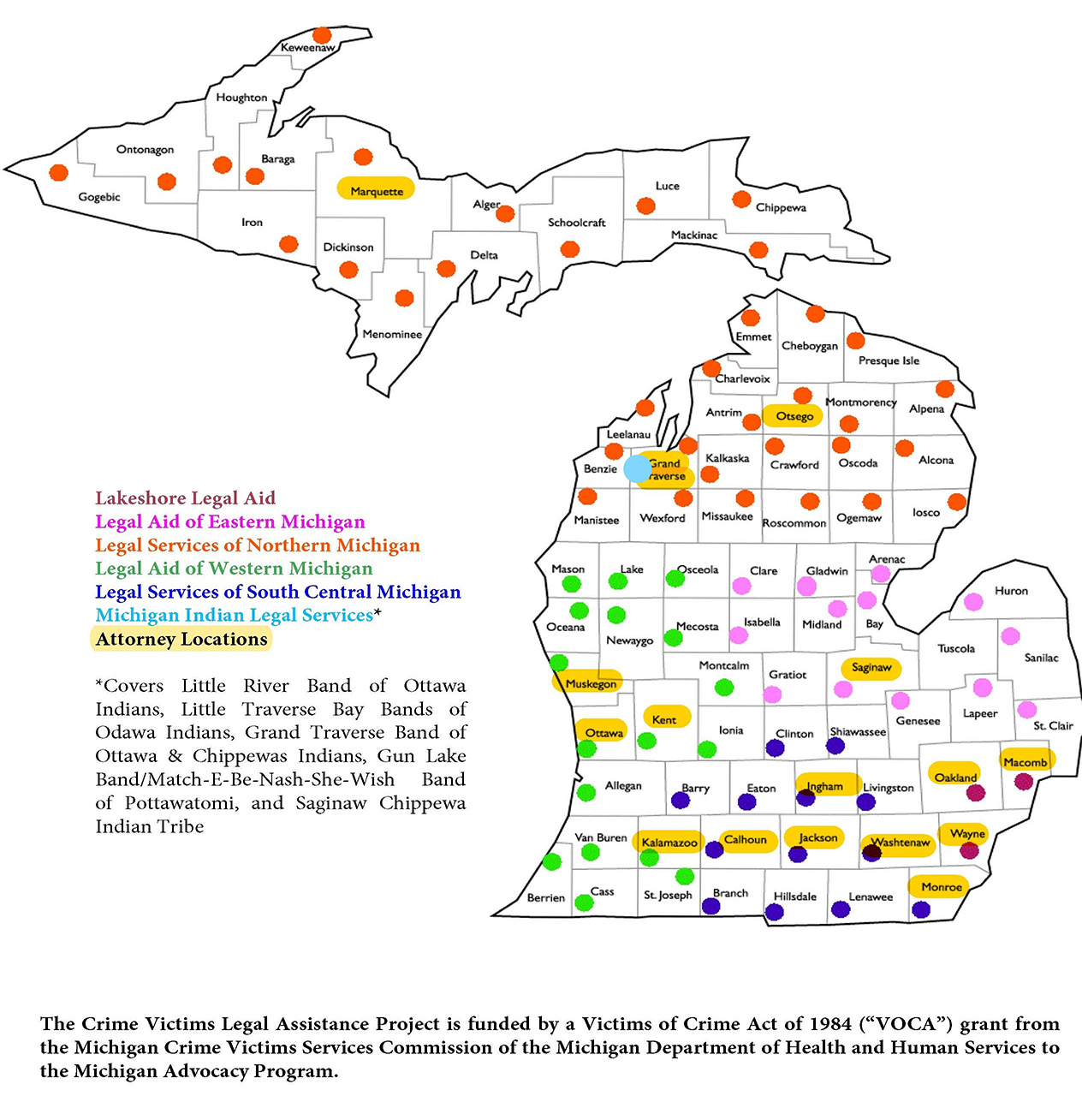 CVLAP program map